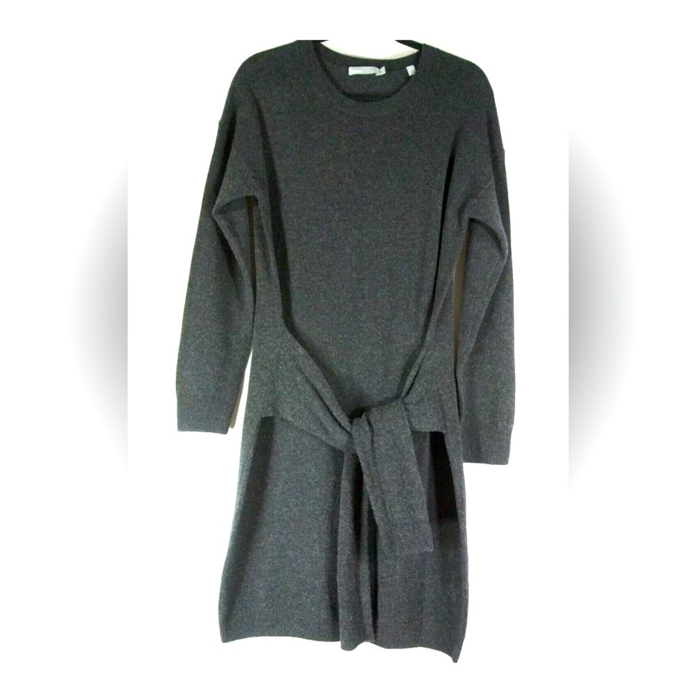 Vince sweater-dress with sleeves and wool size 3 dark grey